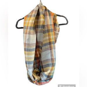 Plaid Infinity Scarf